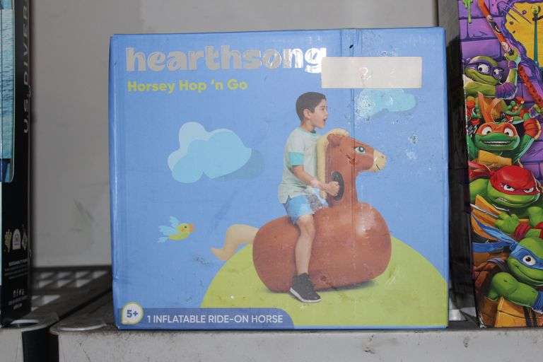 HEARTHSONG HORSEY HOP N' GO INFLATABLE RIDE-ON HORSE