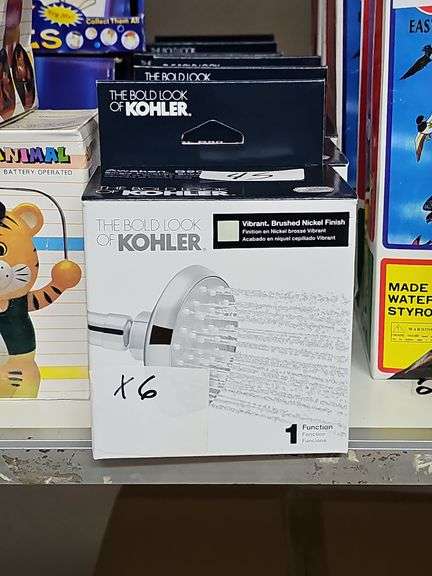 KOHLER AWAKEN B90 SINGLE-FUNCTION SHOWERHEAD IN VIBRANT BRUSHED NICKLE FINISH