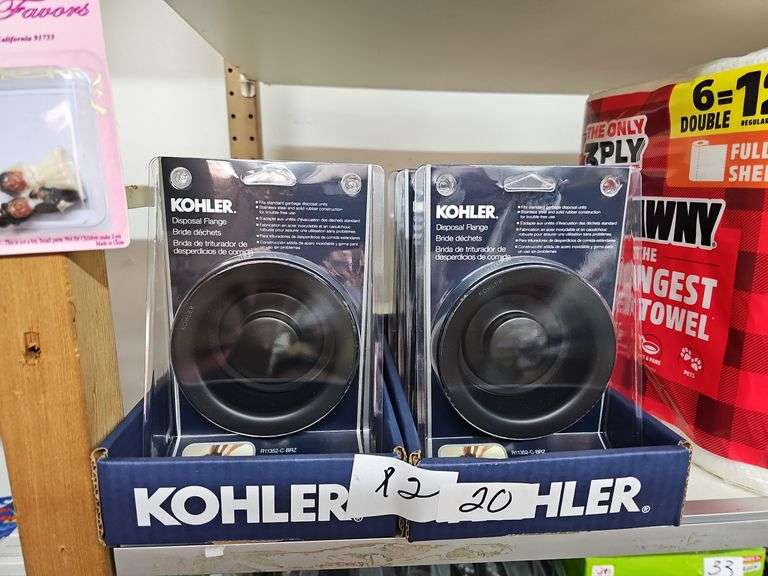 KOHLER DISPOSAL FLANGE BLACK OIL RUBBED BRONZE R11352-C-BRZ