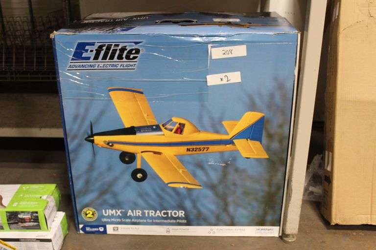 E-FLITE UMX AIR TRACTOR ULTRA MICRO SCALE AIRPLANE FOR INTERMEDIATE PILOTS *** THIS HAS NOT INSPECTED