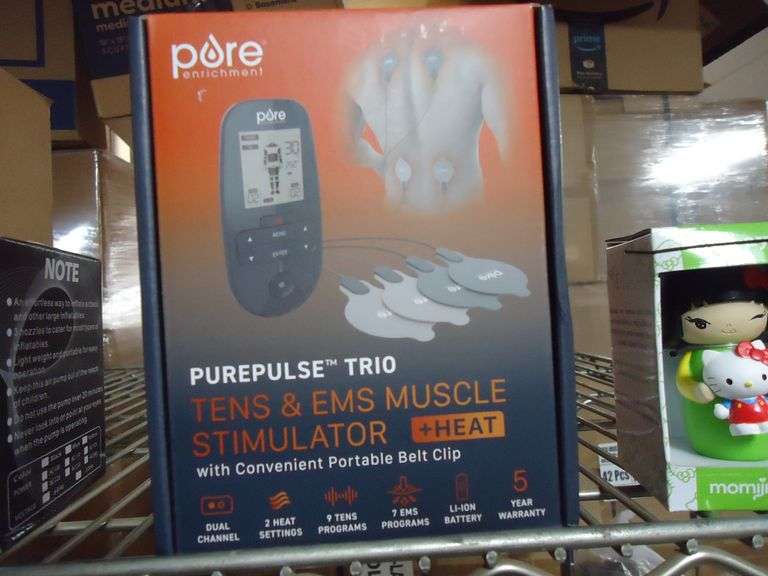PURE PUREPULSE TRIO TENS & EMS MUSCLE STIMULATOR
