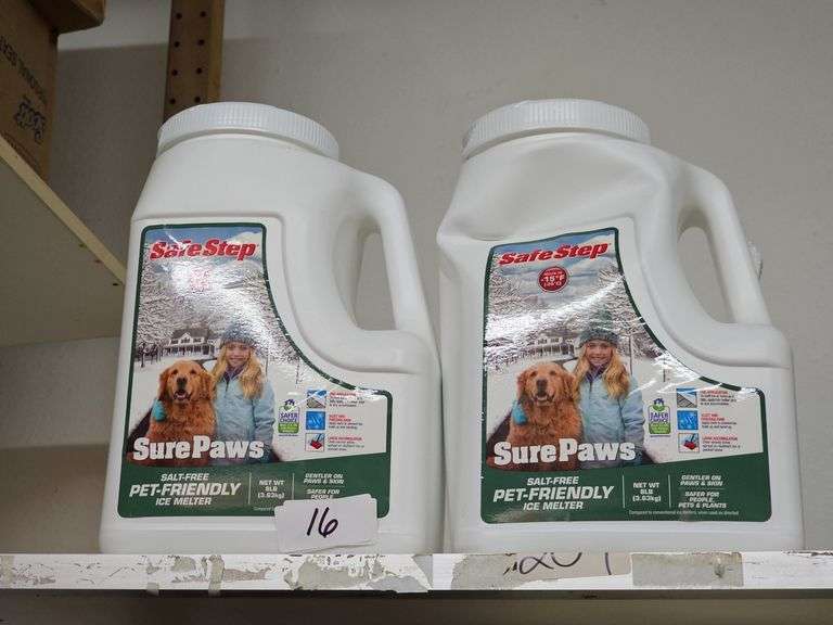 SAFE STEP SURE PAWS PET-FRIENDLY SALT-FREE ICE MELTER 8LB