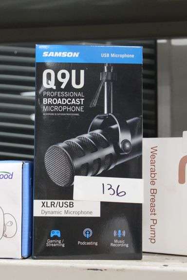 SAMSON Q9U PROFESSIONAL BROADCAST USB DYNAMIC MICROPHONE