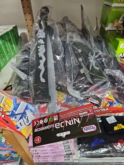 ARCADY NINJA WARRIOR TOY SWORD  WITH SHEATH APROX 20"L