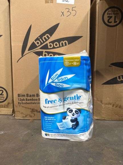 BIM BAM BOO 12PK BAMBOO BATH TISSUE