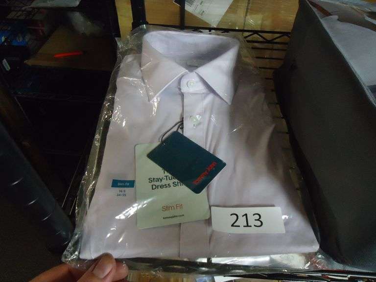 NEW! TOMMY JOHN SLIM FIT DRESS SHIRT. 16.5 34/35