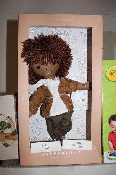 HARPERIMAN HANDMADE 14" LINEN DOLL PETITE COLLECTION