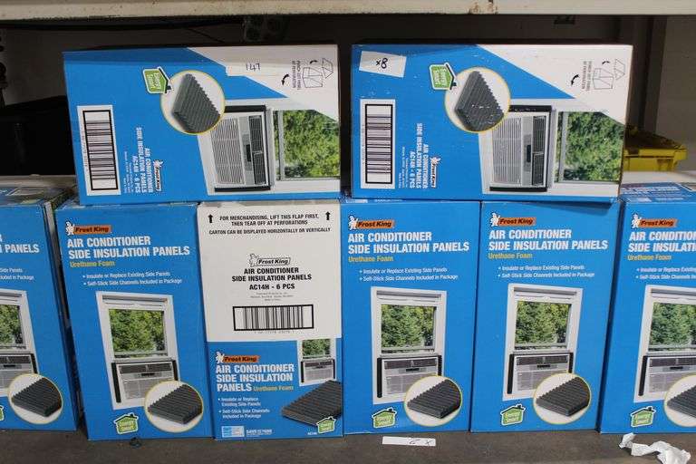 FROST KING AIR CONDITIONER SIDE INSULATION PANELS URETHANE FOAM AC14H - 6 PCS