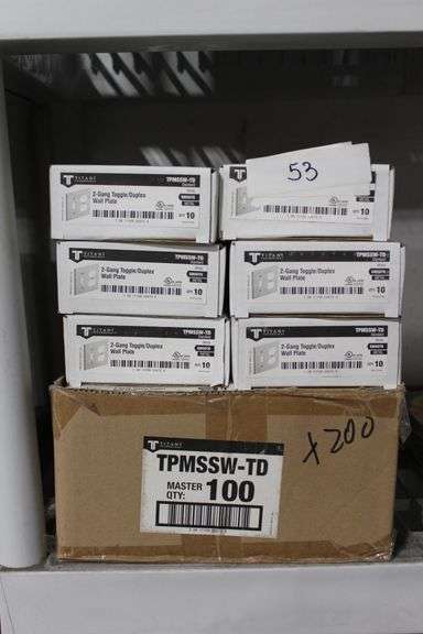 TITAN 3 TECHNOLOGIES 2-GANG TOGGLE DUPLEX WALL PLATE WHITE SMOOTH METAL SOLD PER PIECE