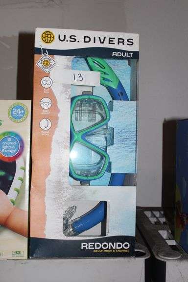 U.S. DIVERS ADULT REDONDO ADULT MASK AND SNORKEL SET