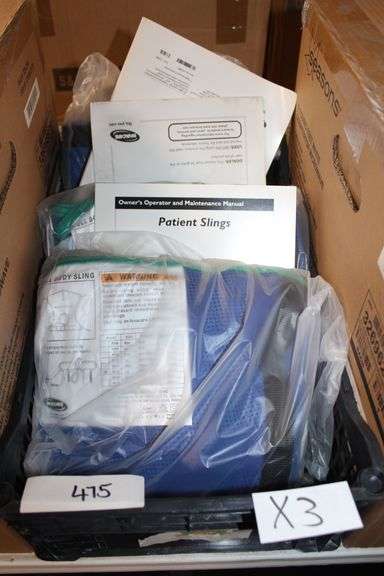 Lot of brand new Invacare Full Body Sling, retails at $500 each