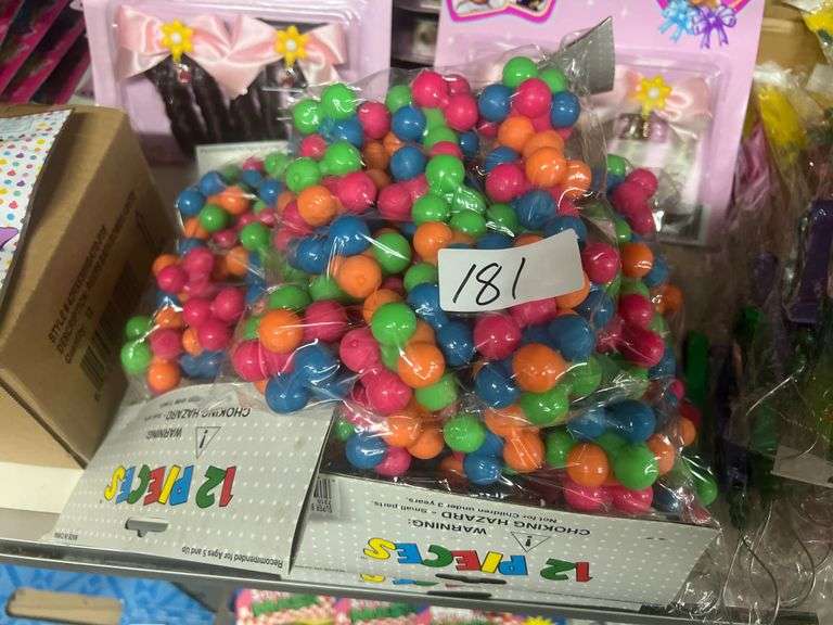 12PCS RUBBER BALL TOY SET