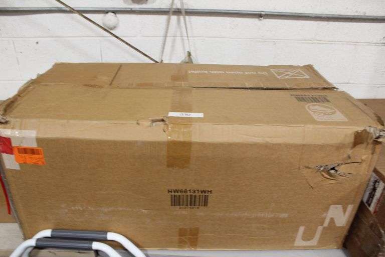 Costway Tri-Folding Mirror Vanity Makeup Table Stool Set Set W/7 Drawer White