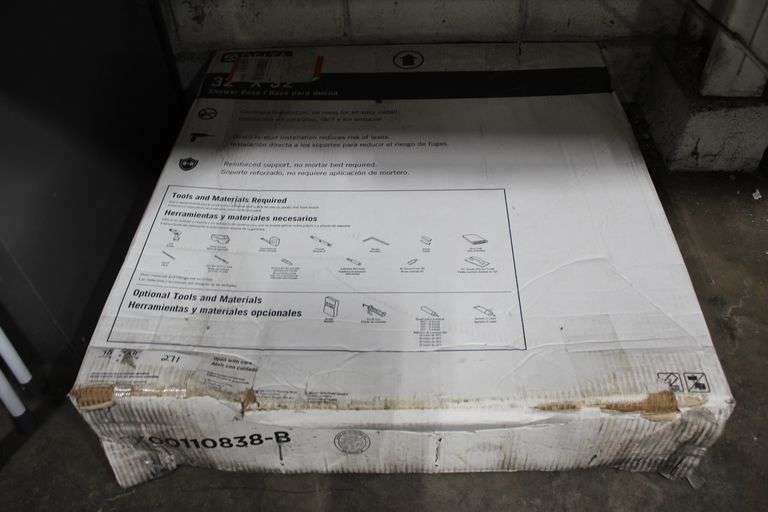 Delta Shower Base 32 x 32 dimensions