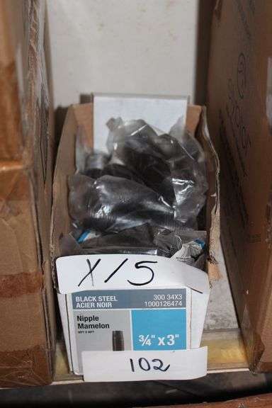 Ldr Global Black Steel Pipe Nipple 3/4"X3"