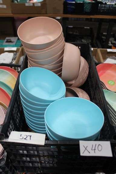 Brand new Mainstays Bowl BPA Free in assorted colors, Cherry Blossom and Pastel Turquoise colors