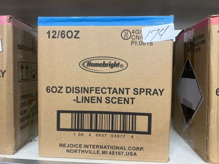 HOMEBRIGHT DISINFECTANT SPRAY COUNTRY SCENT 6OZ