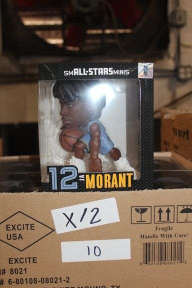 Excite Small-Stars Mini Memphis Grizzlies #12 Ja Morant 6 Inch Collectible Figure #8021