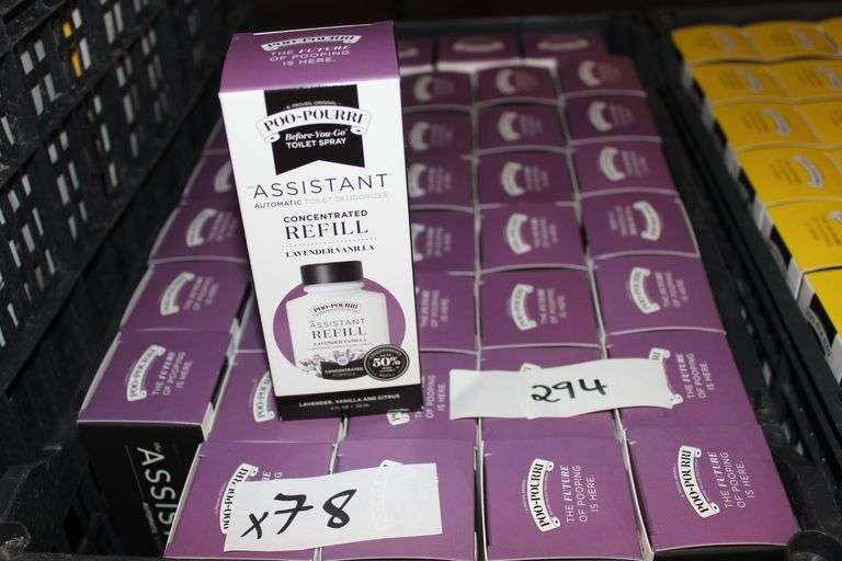 Brand new Poo-Pourri Before you go Assistant Automatic Toilet Deodorizer, Lavender Vanilla Scent Refills 2 fl oz