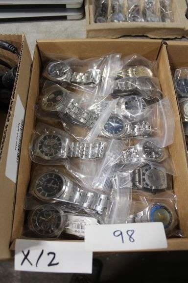 Fossil & Relic Men'S Round Face Metal Watches Including Me1045