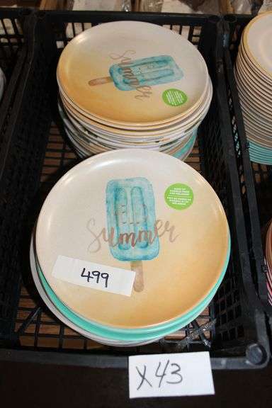 Brand new HomeTrends Summer Themed Salad Plates