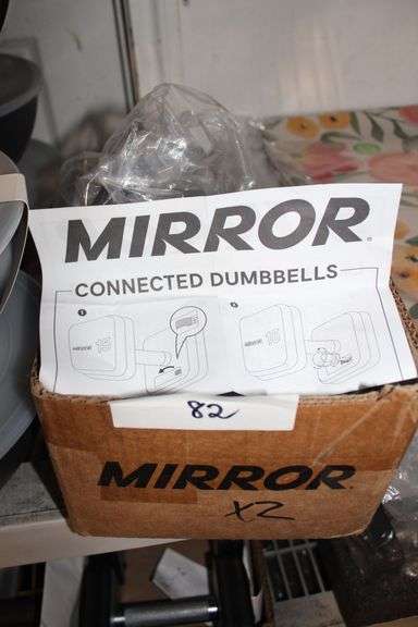 Brand New Mirror Connected Dumbbells 15 lbs