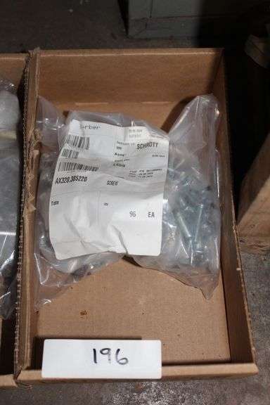1 Bag of Industrial Screws, Bag contains 96 screws, Lot is sold by the bag