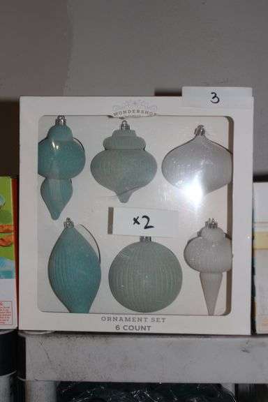Brand New Wondershop at Target 6 Count Ornament Set