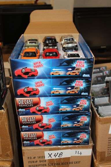 Excite 1:38 Pull Back Die Cast Metal Cars