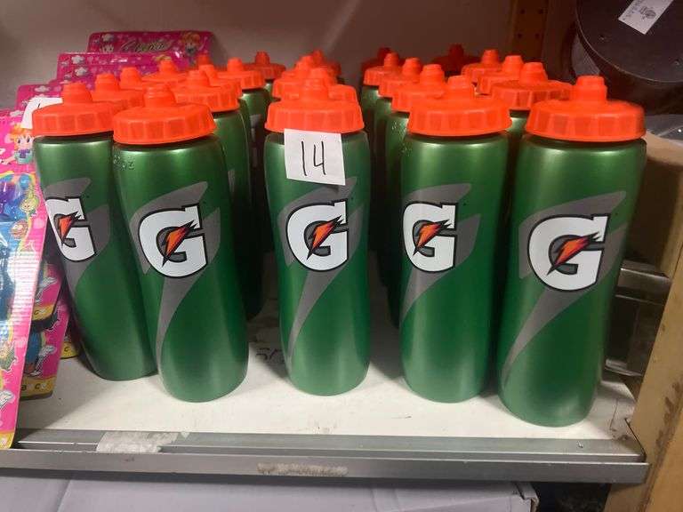 GATORADE SPORTS WATER BOTTLES WITH SIDE MEASURING VIEW, 32OZ