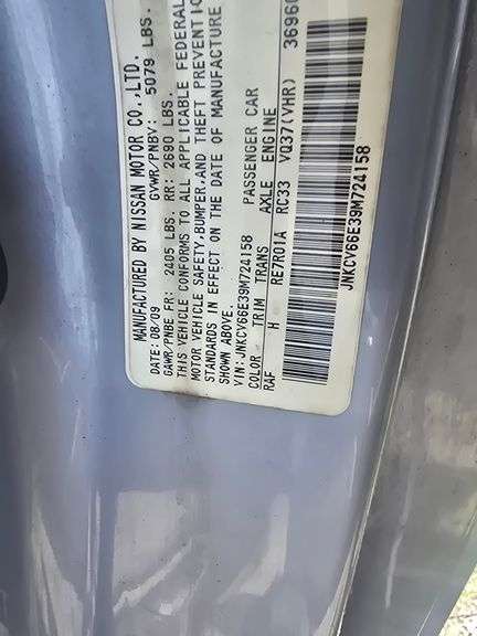 2009 INFINITI G37 CONV HAS KEY HAS TITLE RUNS&DRIVES