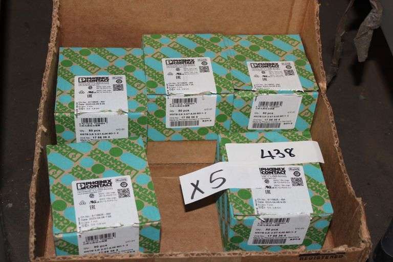 Phoenix Contact MSTB 2.5/ 2-ST -5,08 BD:1-2 Adapter plugs, lot is sold per pack, each pack contains roughly 50 units