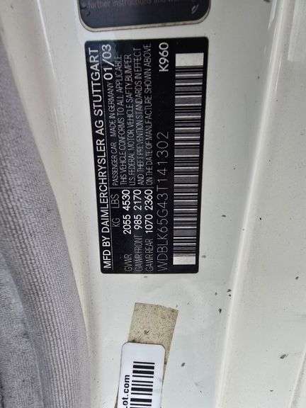 2003 MERCEDES CLK320 HAS KEY HAS TITLE RUNS&DRIVES