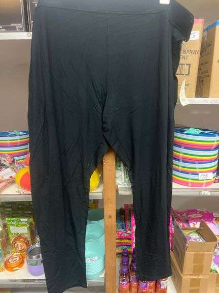 A NEW DAY WOMEN'S 4XL BLACK SWEATPANTS 018-04-0041 ALL NEW WITH TAGS RETAIL $15 EA.