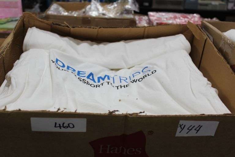 Brand new DreamTrips graphic T-Shirts in Youth Large Size, lot sold by the shirt