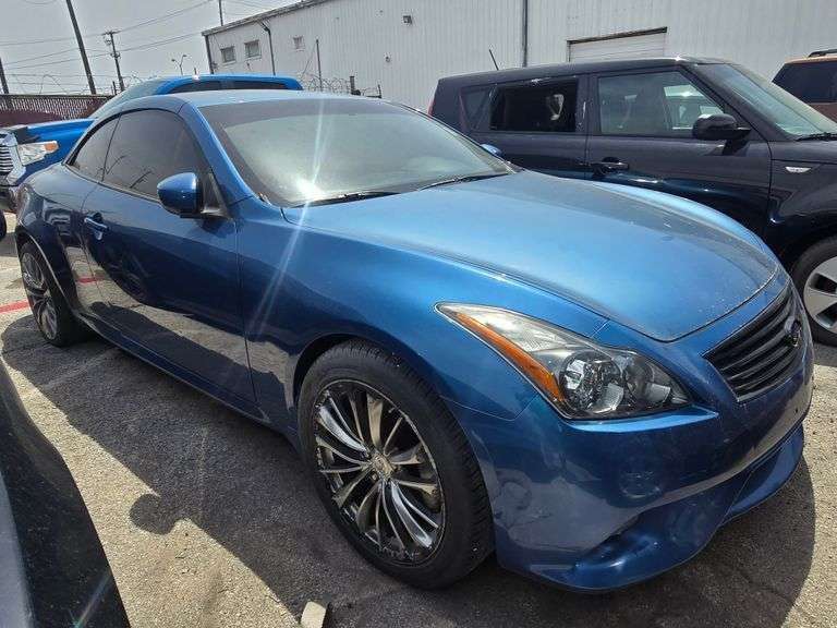 2012 INFINITI G37S CONV NO KEY HAS TITLE