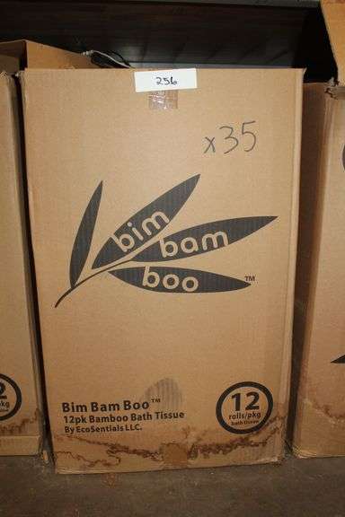 Brand new Bim Bam Boo Bath Tissue (12pk). Lot is sold per 12 pack, lot contains 35 Packs