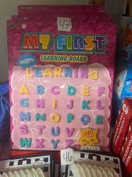MY FIRST LEARNING BOARD MAGNETIC LETTER SET