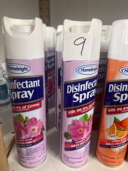 HOMEBRIGHT DISINFECTANT SPRAY COUNTRY SCENT 6OZ