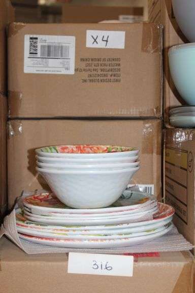 Brand New First Design Global Sea Turtle 12-piece Dinnerware Set, Item No. DNS041217NT