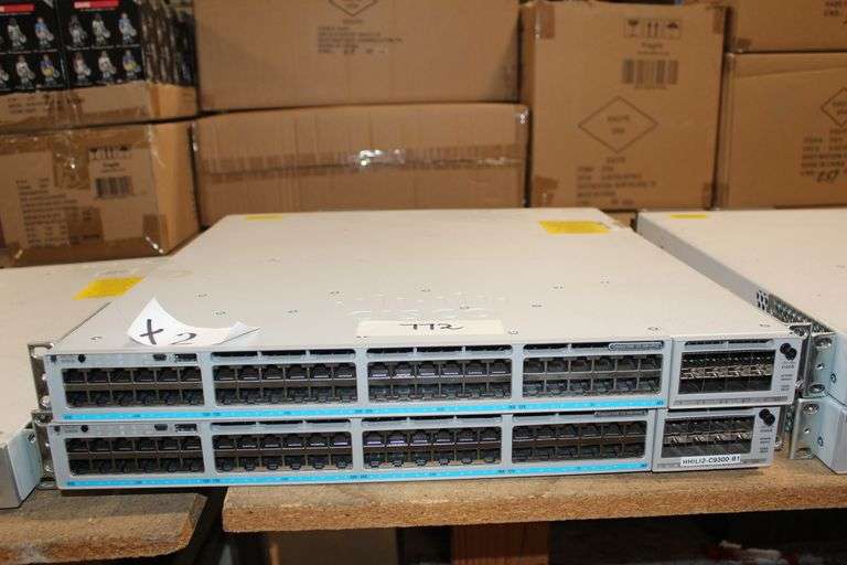 Cisco Catalyst 9300 12X 36M Upoe Switch With Network Module C9300-Nm-8X ...