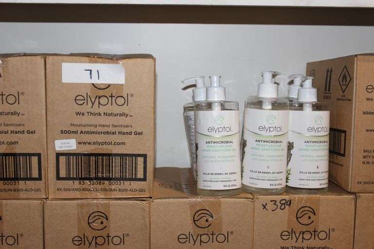 Elyptol Eglw16Au Antimicrobial Moisturizing Hand Sanitizer Gel 16Fl.Oz.