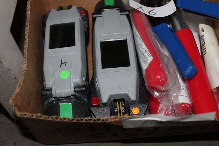 Assorted Items including Corning Unicam High Performance Tool, Commscope Andrew Torque Wrench and Crimper tool