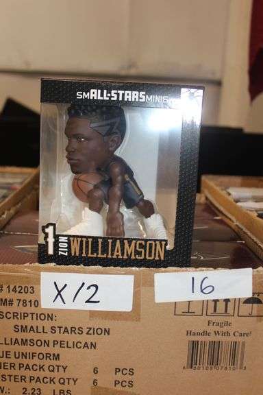 Excite Small-Stars Minis New Orleans Pelicans #1 Zion Williamson Collectible 6" Figure #7810