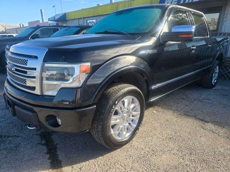 2013 FORD F150 PLATNUIM 6.2 HAS KEY HAS TITLE RUNS&DRIVES