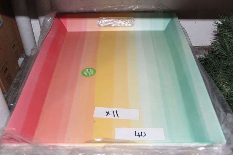 Brand new HomeTrends Party Tray Model No. BB1319S, retails at $13