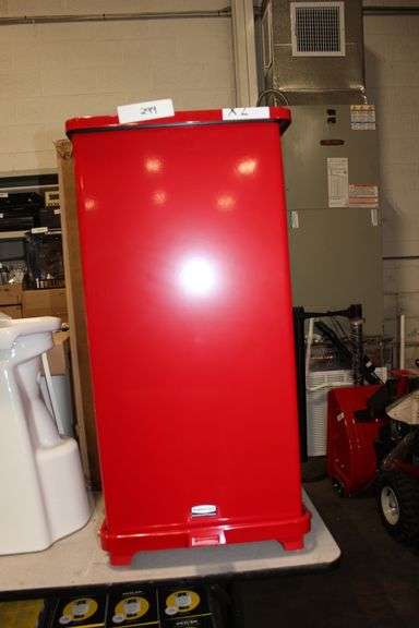 Brand new Rubbermaid Commercial Defenders 13 Gallon Trash Cans, retails $400 each