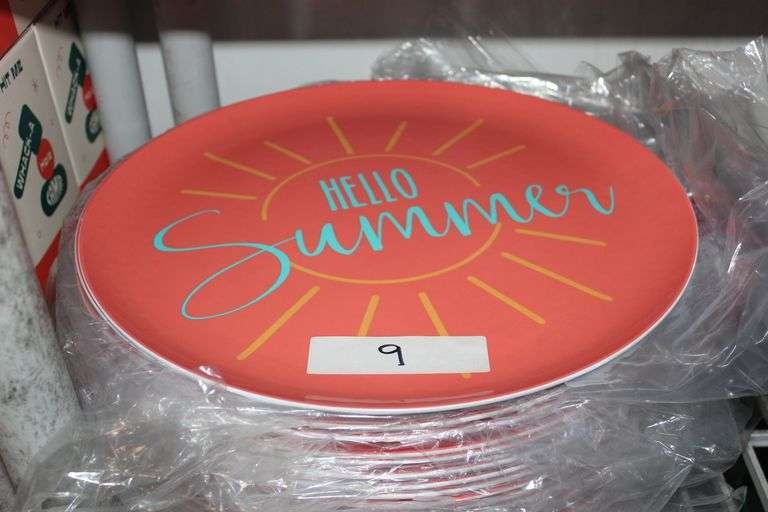 Brand new HomeTrends  "Hello Summer" Serving Platter Model No. NN1184RE