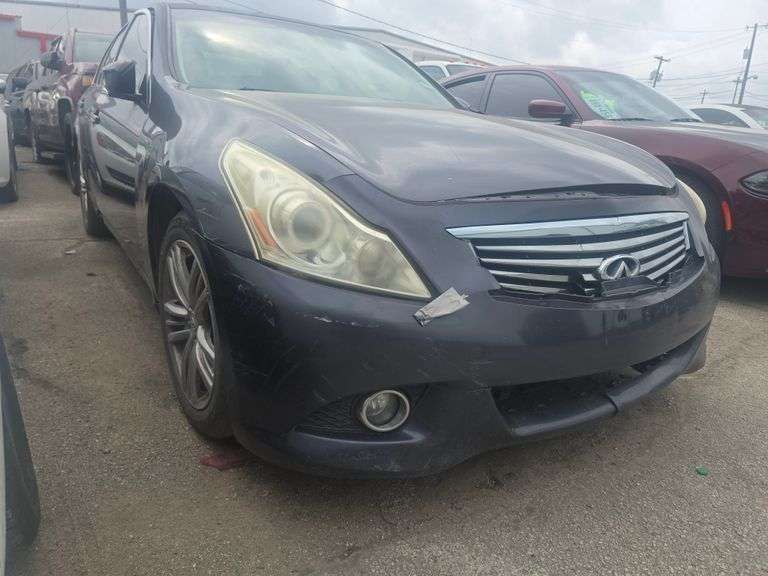2010 INFINITI G37 NO KEY HAS TITLE