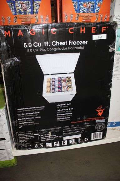 Magic Chef 5.0 Cu.Ft. Chest Freezer Model Hmcf5W4